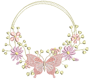 Borboleta-e-Floral-Guirlanda