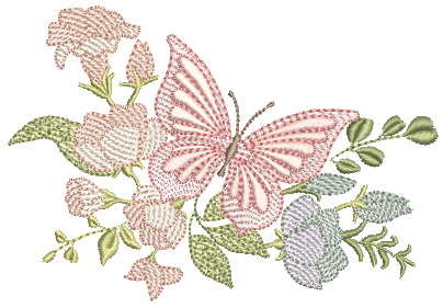 Borboleta-e-Flores