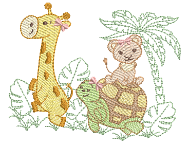 Safari-Menina-com-Tartaruga-